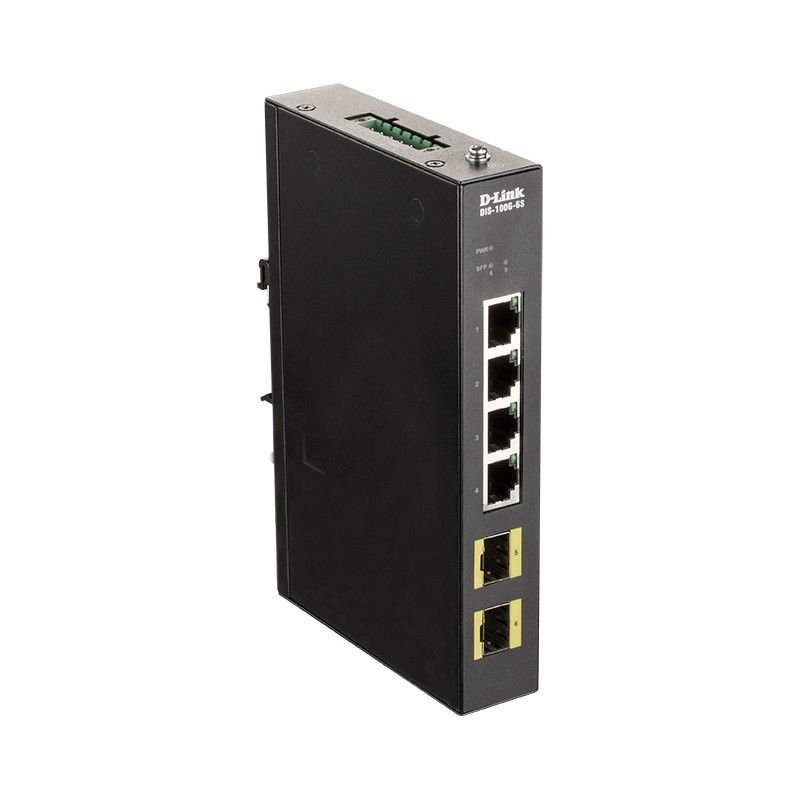 D-Link DIS-100G-6S switch-uri Gestionate Gigabit Ethernet (10/100/1000) Negru