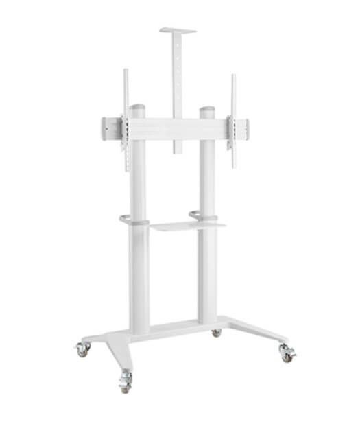 Stand TV mobil, ecrane mari , Blackmount BM-T150WHITE, inaltime reglabila, 70 -120 , max. 140kg, alb