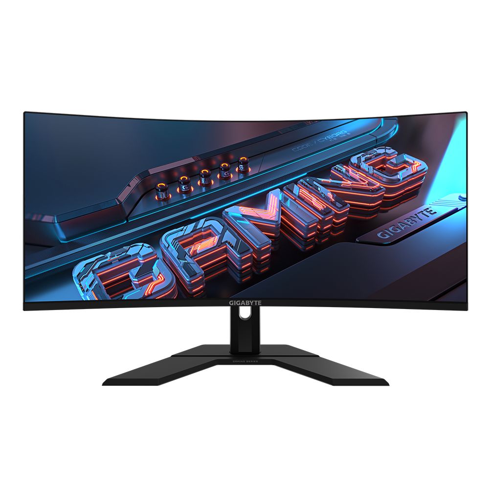 Gigabyte GS34WQC, 34 , VA, curbat 1500R, WQHD, HDMI, DisplayPort, 135Hz, 1 ms, Negru