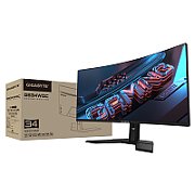 Gigabyte GS34WQC, 34 , VA, curbat 1500R, WQHD, HDMI, DisplayPort, 135Hz, 1 ms, Negru