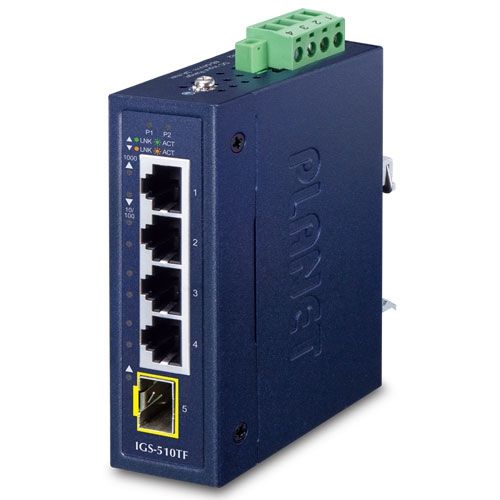 PLANET IGS-500T switch-uri Fara management Gigabit Ethernet (10/100/1000) Albastru_1