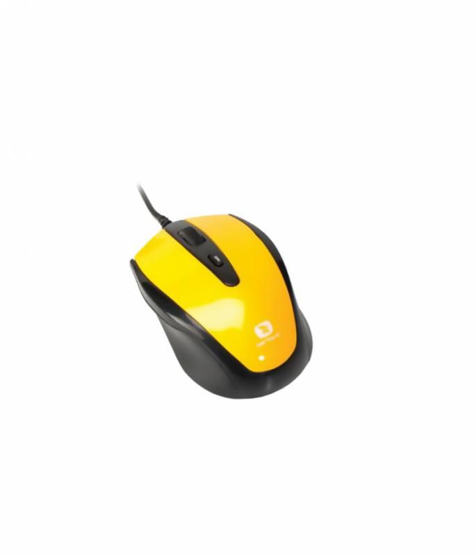 Mouse Serioux cu fir, optic, Pastel 3300, 1000dpi, galben, ambidextru, blister, USB_1