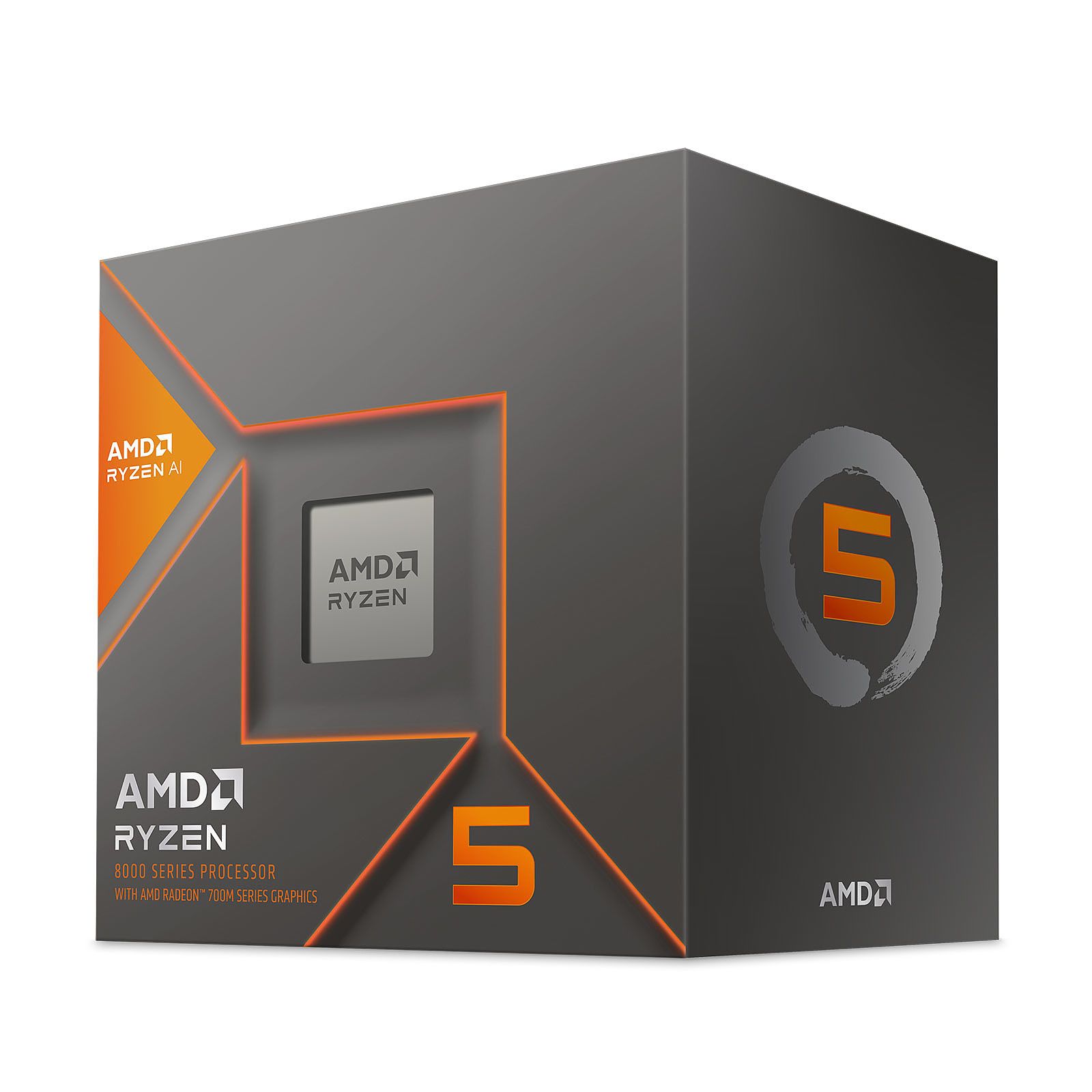 AMD CPU Desktop Ryzen 5 6C/12T 8600G (3.8/5.0GHz Max, 22MB,65W,AM5) box_1
