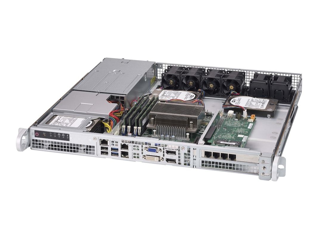 Supermicro CSE-515-R407 carcase PC Cabinet metalic Argint 400 W