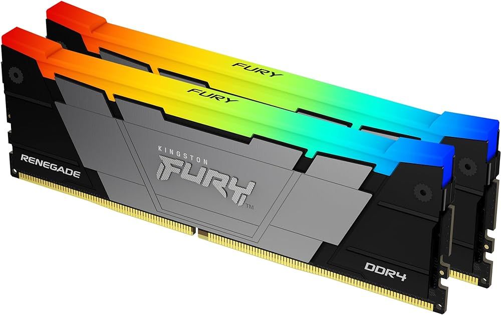 Memorie RAM Kingston Fury Beast, DIMM, DDR4, 32GB, 3200MHz, CL16, 1.35V, Kit of 2_3