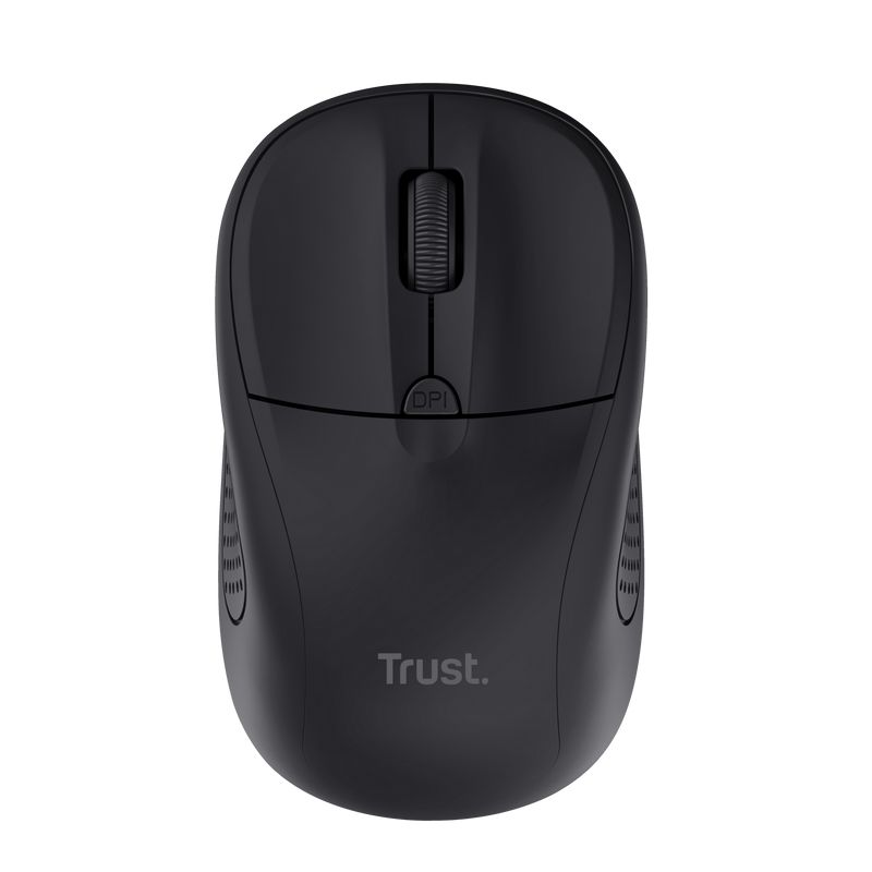 Mouse Trust Wireless optic, rezolutie 1600 DPI, negru