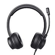 Casti Trust Ayda cu fir, interfata USB 3.0, frecventa de raspuns 20 Hz - 20.000 Hz, sensivitate 96 dB, negru