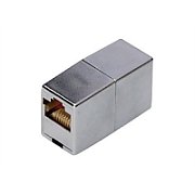 CAT 5e Modular Coupler, shielded RJ45 to RJ45