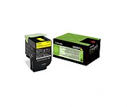Cartus toner Lexmark 80C2SY0 ,Galben ,2000 pagini ,Original (80C2SY0) 