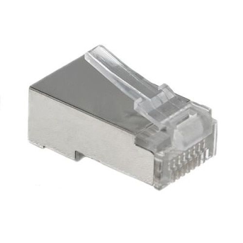 Assmann RJ45 Modularstecker Katze. 6 geschirmt 8P8C X-ML-6F-IMP