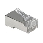 Assmann RJ45 Modularstecker Katze. 6 geschirmt 8P8C X-ML-6F-IMP