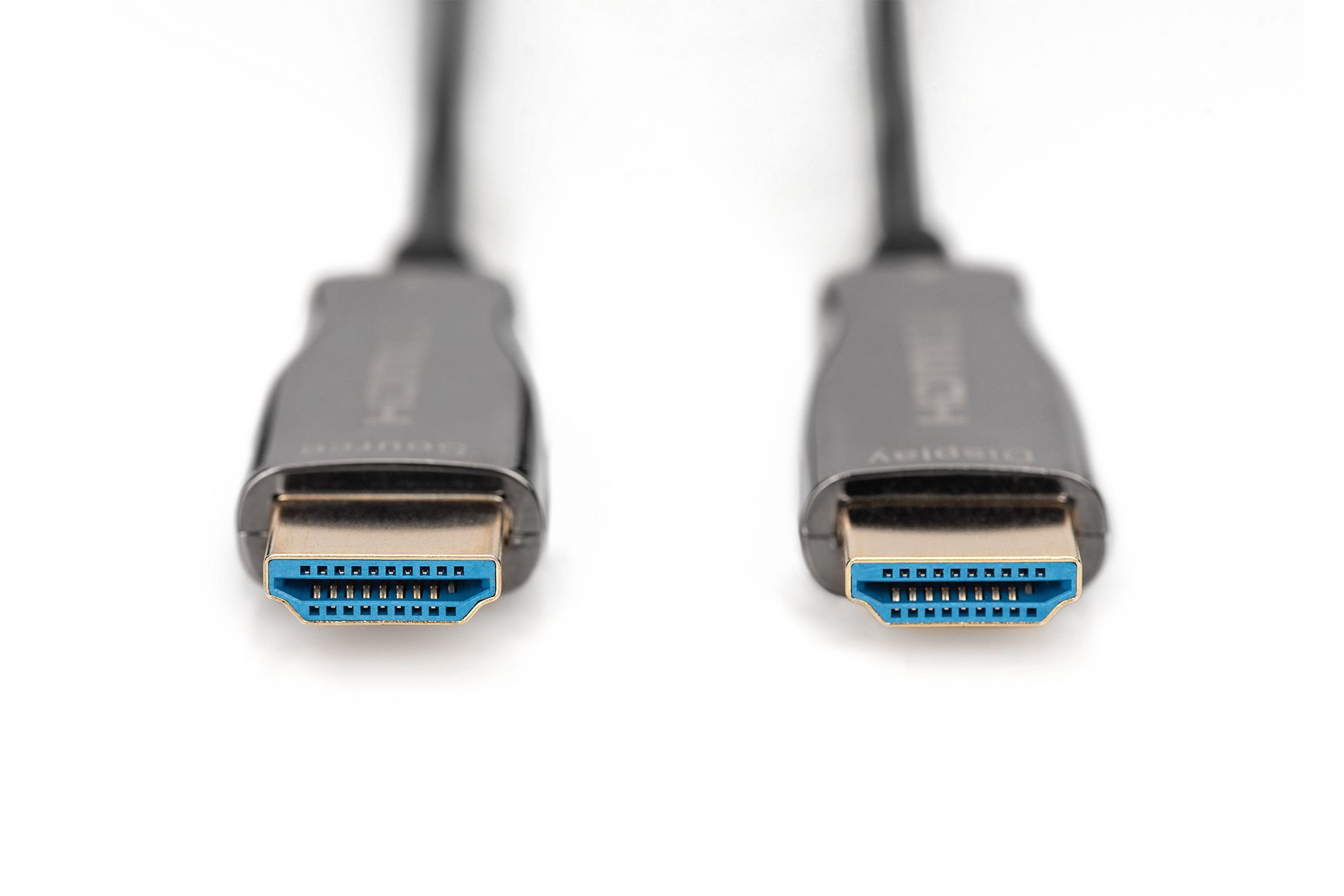 HDMI AOC hybrid-fiber connection cable, Type A M/M, 10m, UHD 4K@60Hz, gold, bl_2