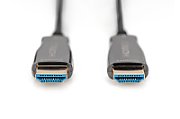 HDMI AOC hybrid-fiber connection cable, Type A M/M, 10m, UHD 4K@60Hz, gold, bl
