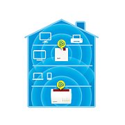 FRITZ!Repeater 1200 AX 2400 Mbit/s Alb