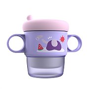 Cana termos cu manere si capac, mov, U-Grow