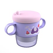 Cana termos cu manere si capac, mov, U-Grow