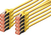 CAT 6 S-FTP patch cord, Cu, LSZH AWG 27/7, length 5 m, color yellow