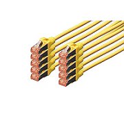 CAT 6 S-FTP patch cord, Cu, LSZH AWG 27/7, length 5 m, color yellow