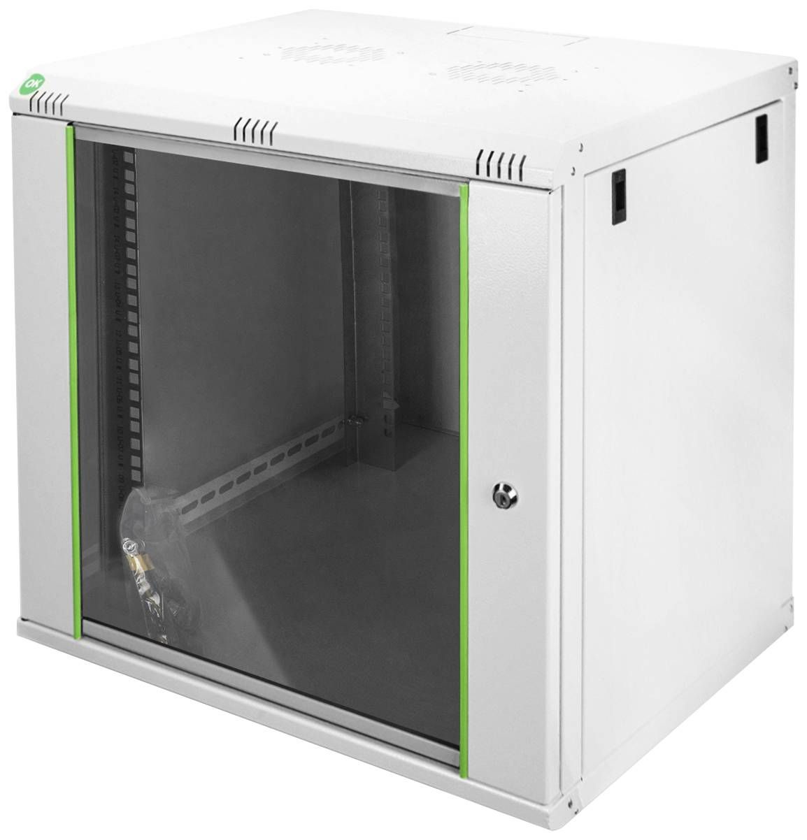 Digitus 19  12U Wall Mounting Cabinet, Unmounted Raft montat pe perete Gri