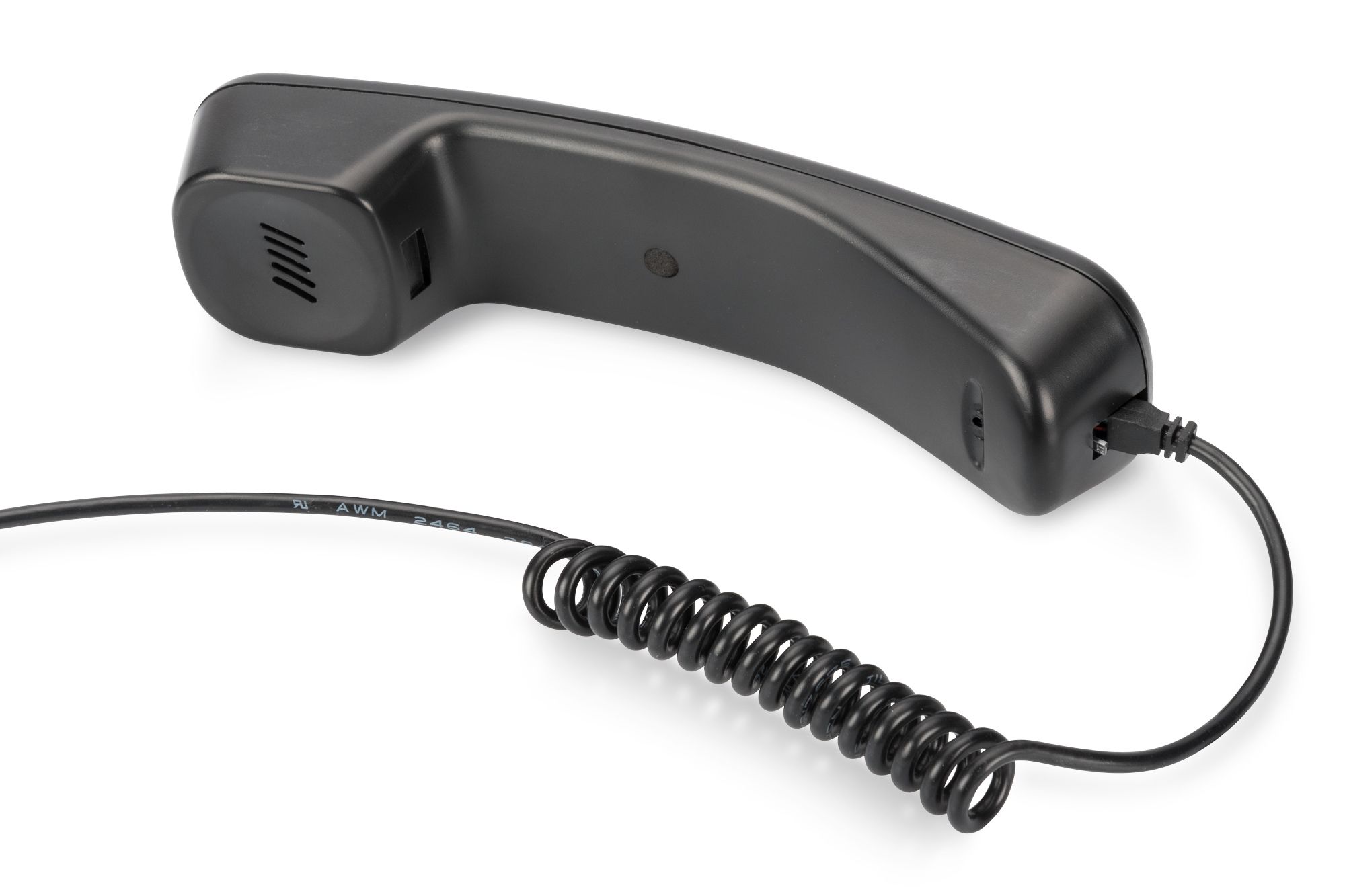 USB telephone handset USB A male-RJ10, cable lenght: 1.80-1.90m