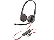 HP Poly Blackwire 3225 Stereo USB-A Headset Bulk