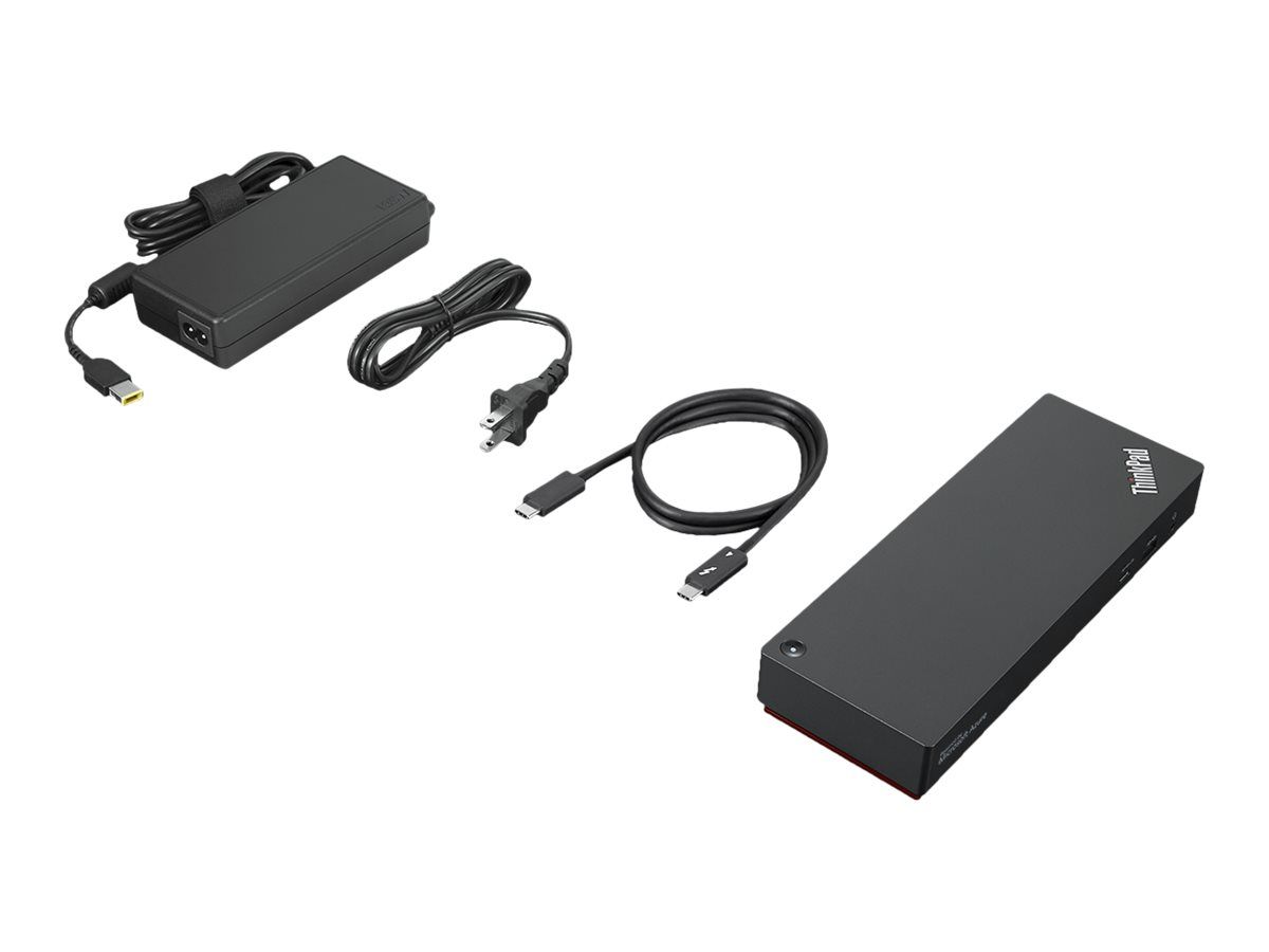 Lenovo ThinkPad Universal Thunderbolt 4 Smart Dock Prin cablu Negru_2