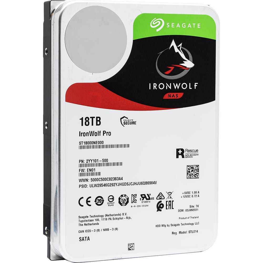 Seagate HD3.5  SATA3 18TB ST18000NE000 (Rec.) Recertified 12Month Warranty