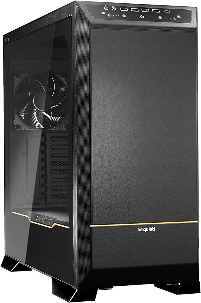 CARCASA be quiet!  DARK BASE PRO 901 , Tower, ATX, fara sursa, 4xfan, USB 3.2 gen 2, USB Type-C x 1, audio, mic, PSU shroud, 8 sloturi expansiune, iluminare ARGB, negru,  BGW50  (timbru verde 0.4lei)