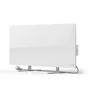 AENO Premium Eco Smart Heater, 700W, Tempered glass, Infrared+convection heating type, Plug type: Europe (E/F type), WHITE