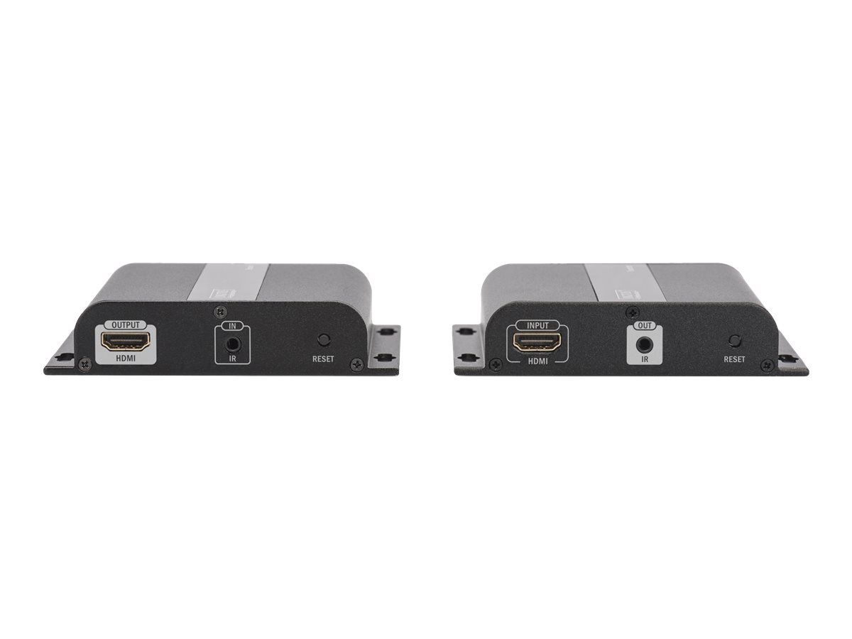 4K HDMI Extender Set over IP, 4K*2K@30Hz over network cable (CAT 5/5e/6/7), black