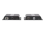 4K HDMI Extender Set over IP, 4K*2K@30Hz over network cable (CAT 5/5e/6/7), black