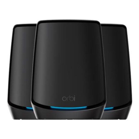 NETGEAR Orbi 860 AX6000 WiFi System black edition Tri-band (2.4 GHz / 5 GHz / 5 GHz) Wi-Fi 6 (802.11ax) Negru 4 Intern