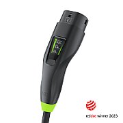 EVGC01 - Black - Type 2 - Straight - Straight - IP55 - Black