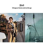 EVGC01 - Black - Type 2 - Straight - Straight - IP55 - Black