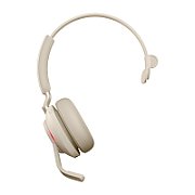 Jabra Evolve2 65, UC Mono Căști Fără fir Bandă de fixare pe cap Birou/Call center USB Tip-A Bluetooth Bej