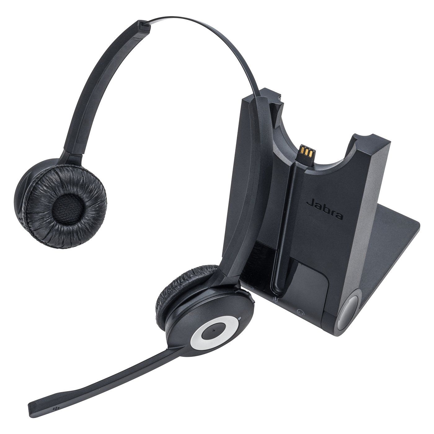 Jabra Pro 920 Duo Căști Fără fir Bandă de fixare pe cap Birou/Call center Negru