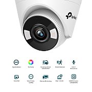  TP-Link Camera IR de supraveghere Turret pentru interior VIGIVIGI C430(4mm), Senzor imagine: CMOS 1/2.8  , Lentila 4mm, F.2.0,Weatherproof: N/A, Infrarosu: 30m, Detectare: 65m, Observare: 27m, Recunoastere: 13m, Identificare: 7m, Unghi vizualizare:Horizontal FOV: 82.5°, Vertical FOV: 44.9°