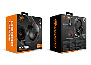 Cougar | HX330 Orange | Headset | Stereo 3.5mm 4-pole and 3-pole PC adapter/ Driver 50mm / 9.7mm noise cancelling Mic