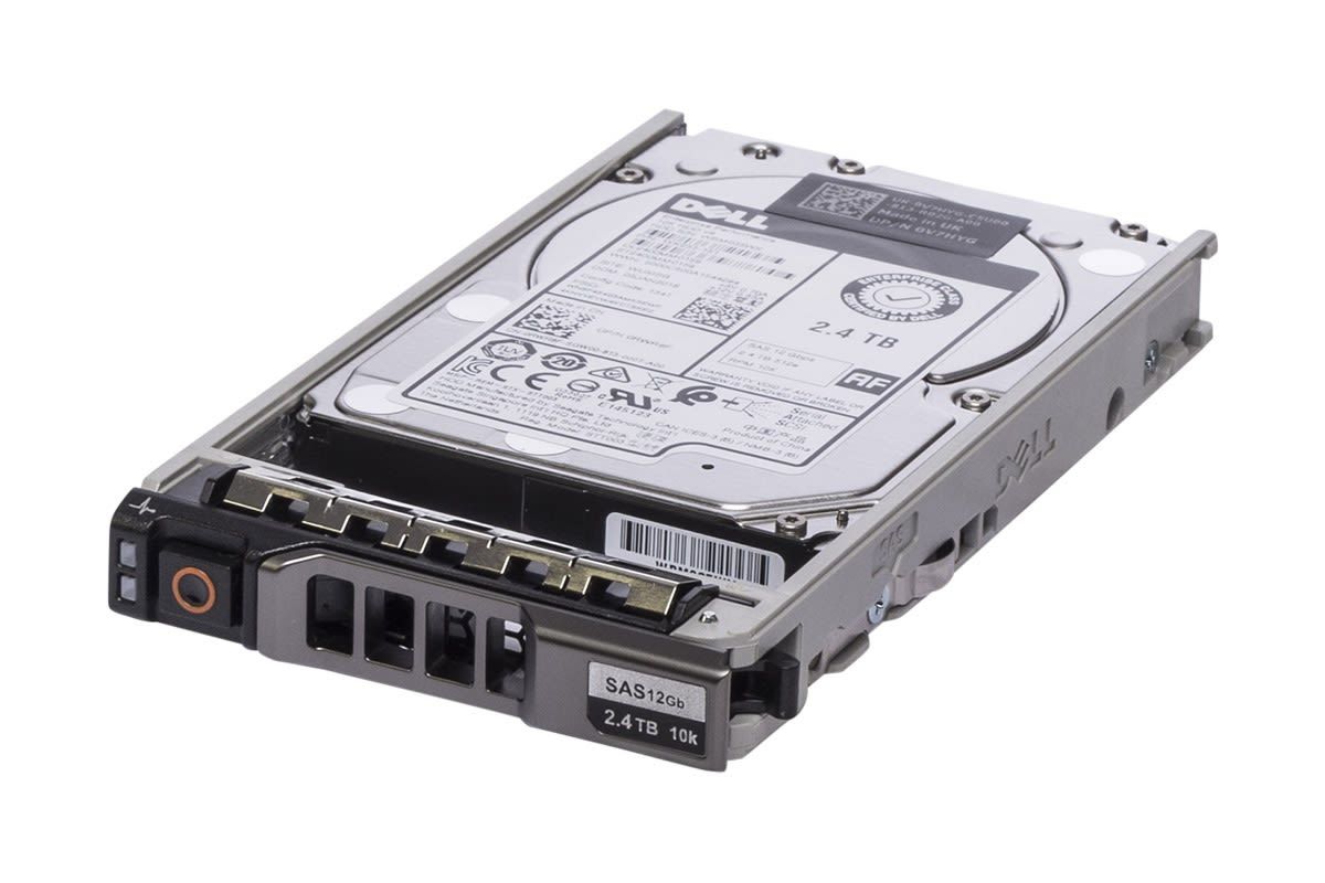 Dell - 2.4TB Hard Drive SAS ISE 12Gbps 10K 512e 2.5in Hot Plug with 3.5in HYB CARR Customer Kit