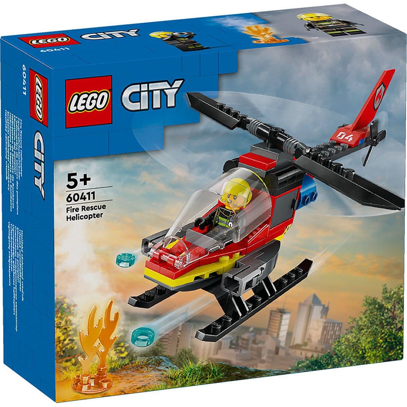 ELICOPTER DE POMPIERI, LEGO 60411