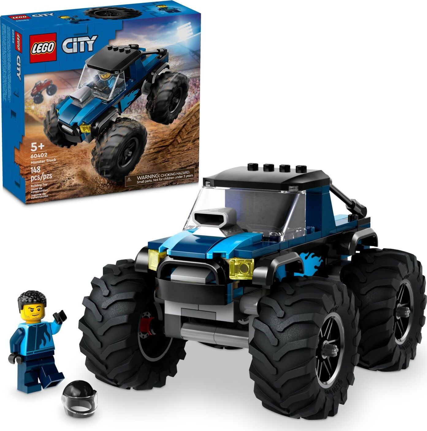 MONSTER TRUCK ALBASTRU, LEGO 60402