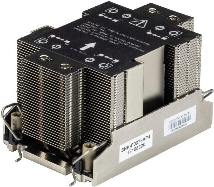 Supermicro SNK-P0078AP4 sistem răcire computer Procesor Disipator termic/Radiator Din oţel inoxidabil