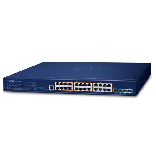 Switch Planet SGS-6310-24P4X, 24 porturi 10/100/1000 Mbps