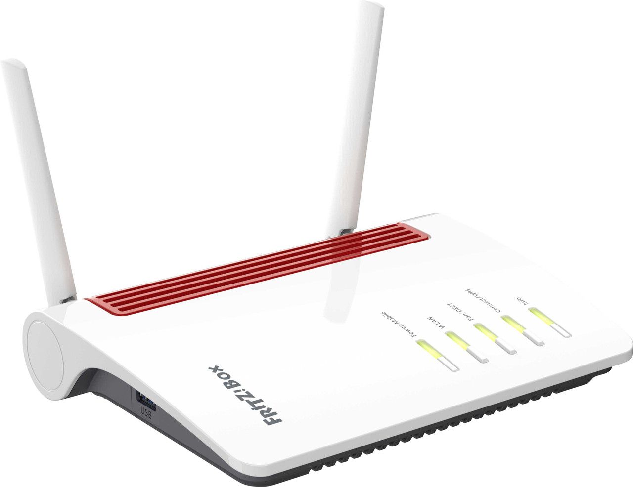 Jnc FRITZ!Box 6850 5G router wireless Gigabit Ethernet Bandă dublă (2.4 GHz/ 5 GHz) Alb