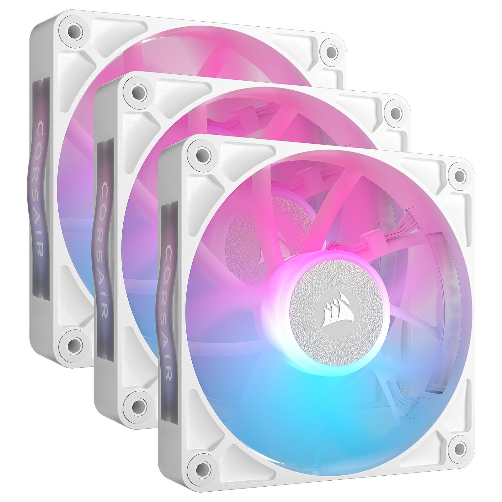 Ventilator Corsair CO-9051022-WW ,120 x 120 x 25 mm ,400 - 2100 RPM ,Alb ,RGB 