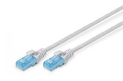 CAT 5e U-UTP patch cord, PVC AWG 26/7, length 15 m, color white