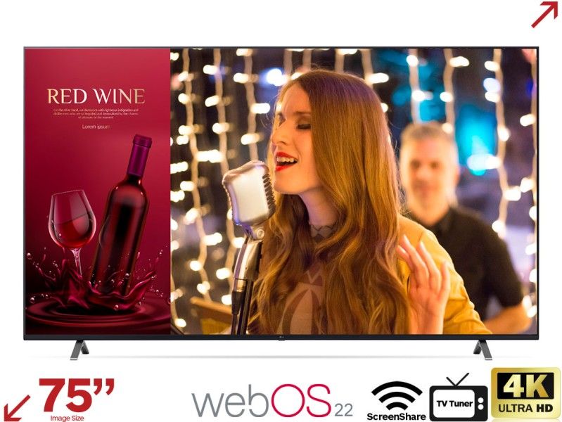 DISPLAY LCD 75  4K/75UN640S LG