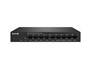 Tenda ROUTER Tenda 9 porturi Gigabit Ethernet, din care 8 porturi PoE+ IEEE 802.3at/af,  G0-8G-POE  (timbru verde 0.8 lei)