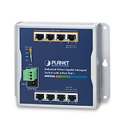 Planet PLANET WGS-804HPT switch-uri Gestionate Gigabit Ethernet (10/100/1000) Power over Ethernet (PoE) Suport Negru