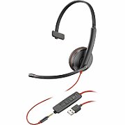 Poly Blackwire 3215 Monaural USB-A Headset 80S06AA